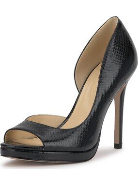 Chic Women's Peep Toe Pumps - Stylish High Heels for Parties & Events